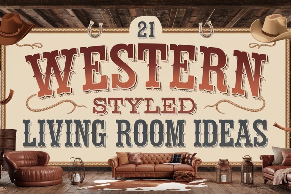 Western Styled Living Room Ideas
