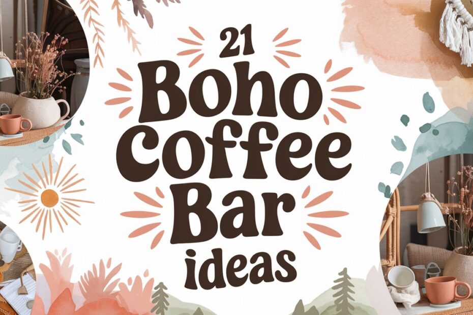 Boho Coffee Bar Ideas