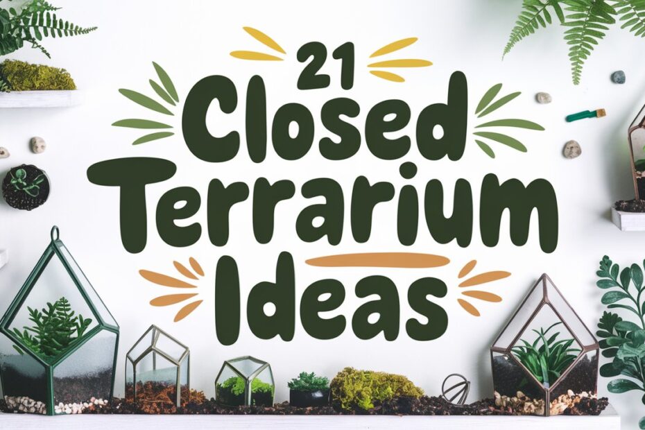 Closed Terrarium Ideas