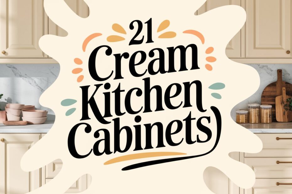 Cream Kitchen Cabinets