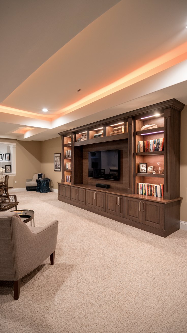 Create a Sleek Built-In Entertainment Center