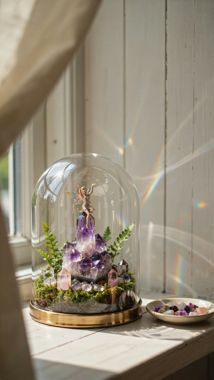 Crystal Garden Fairy Terrarium
