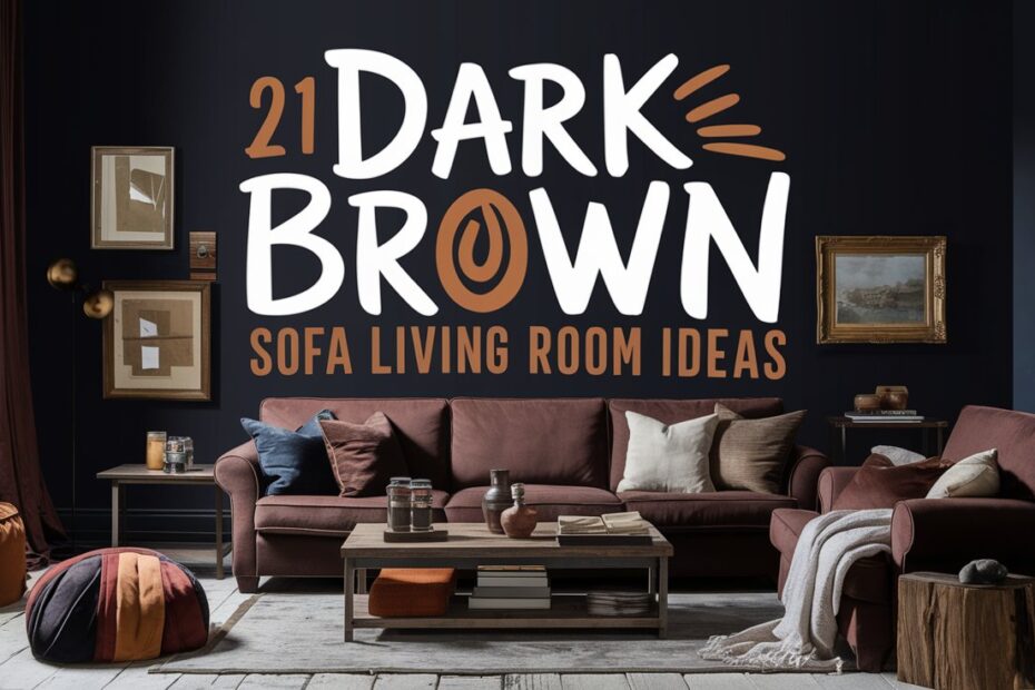 Dark Brown Sofa Living Room Ideas