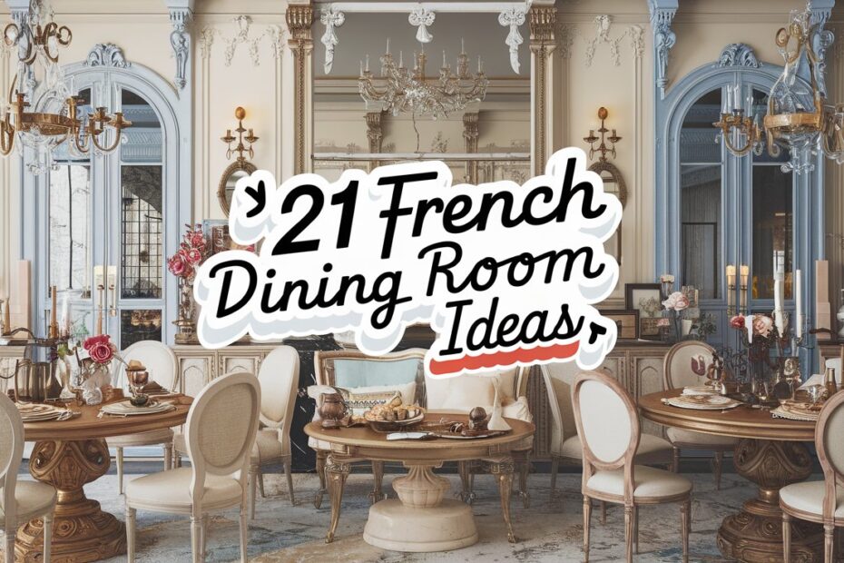 French Dining Room Ideas