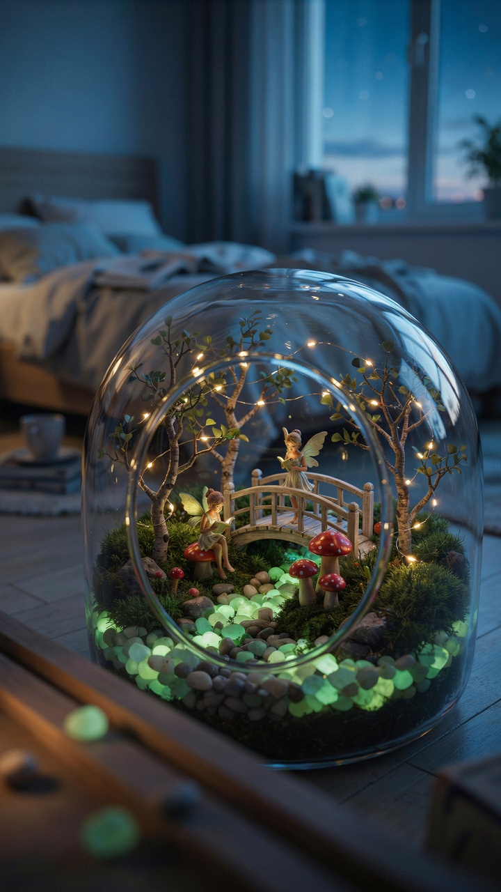 Glow-in-the-Dark Fairy Garden