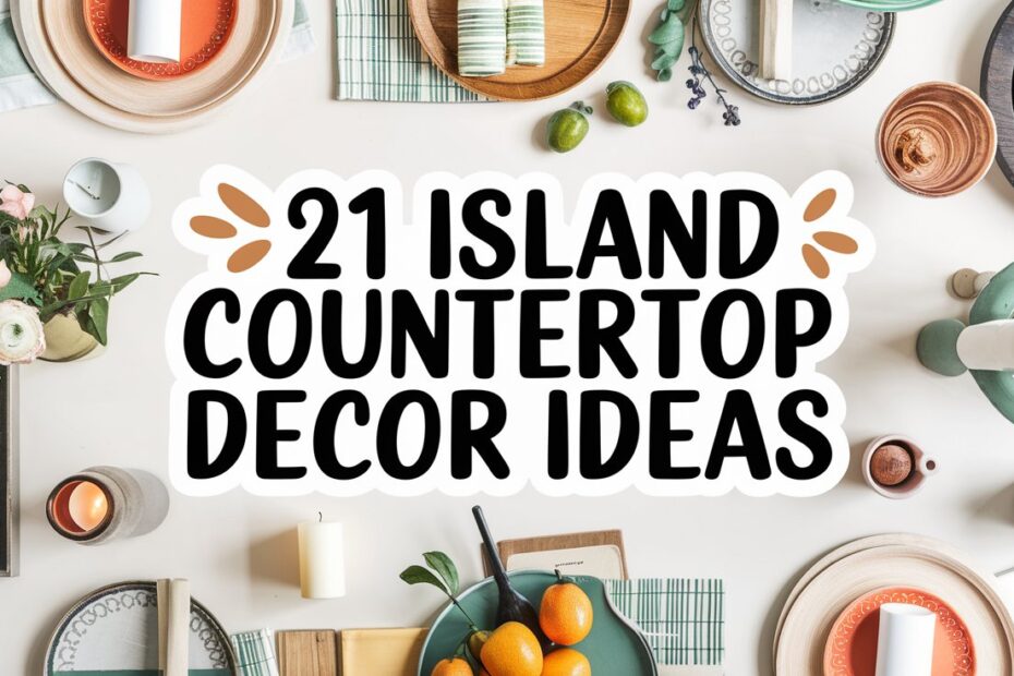 Island Countertop Decor Ideas