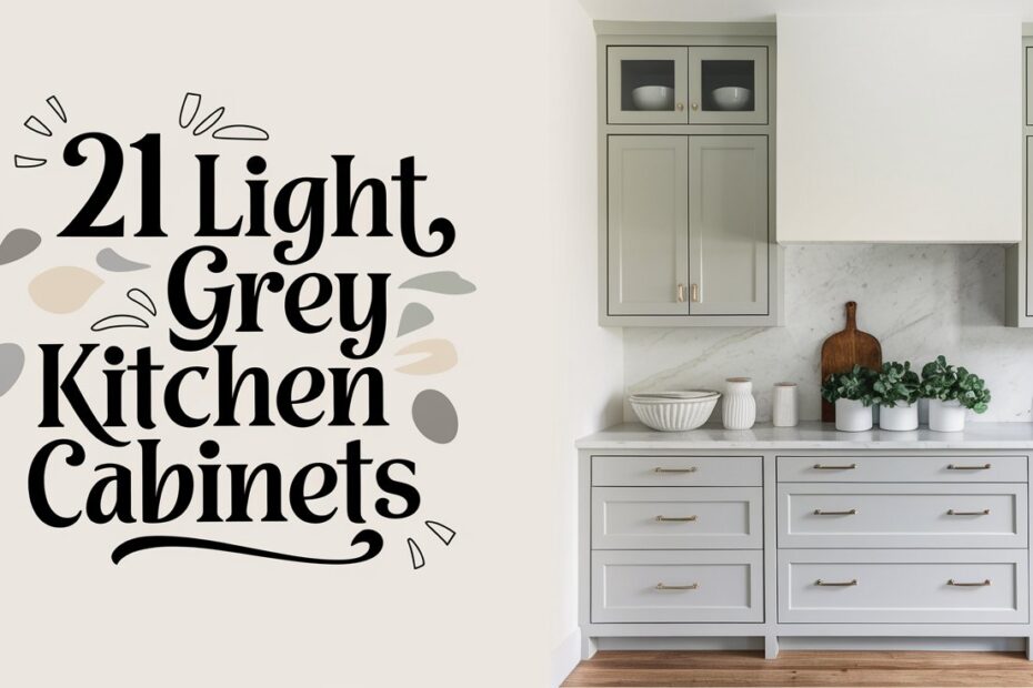 Light Grey Kitchen Cabinets