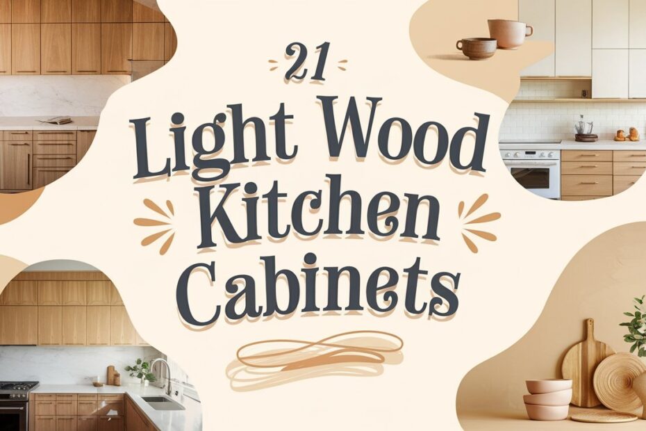 Light Wood Kitchen Cabinets