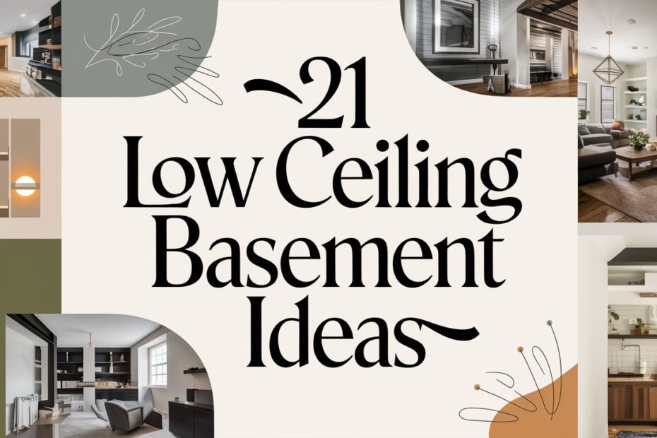 Low Ceiling Basement Ideas