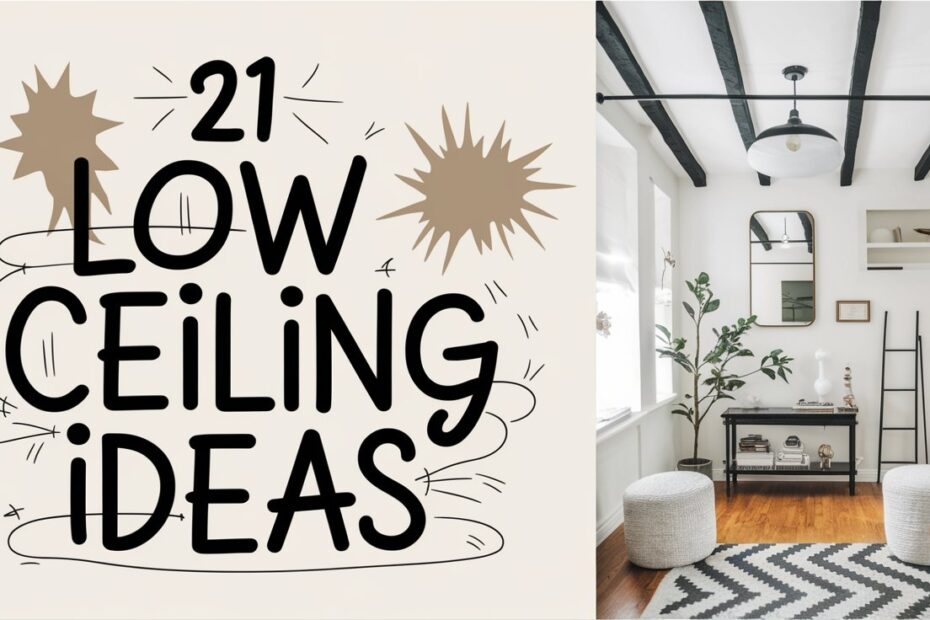 Low Ceiling Ideas