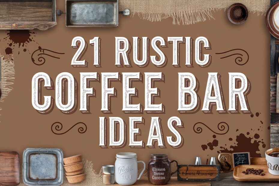 Rustic Coffee Bar Ideas