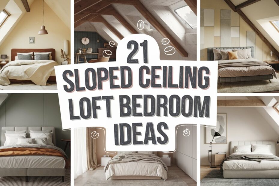 Sloped Ceiling Loft Bedroom Ideas