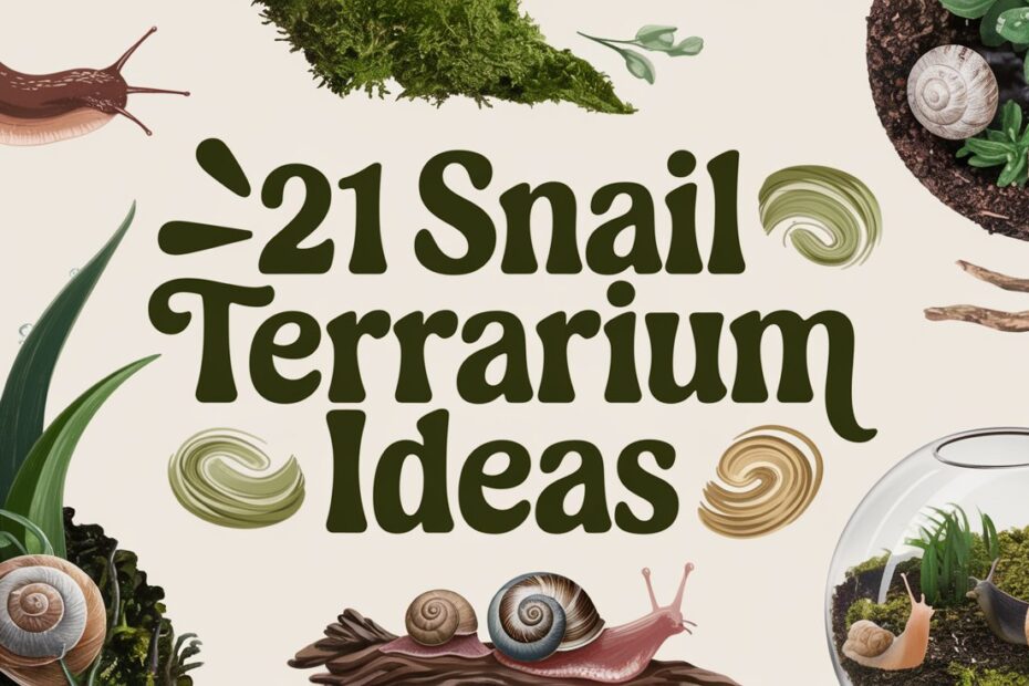 Snail Terrarium Ideas