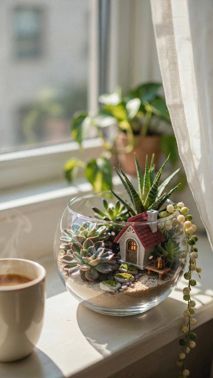 Succulent Fairy Cottage Garden