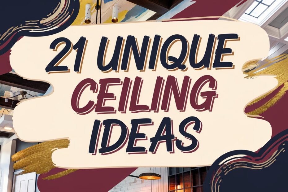 Unique Ceiling Ideas