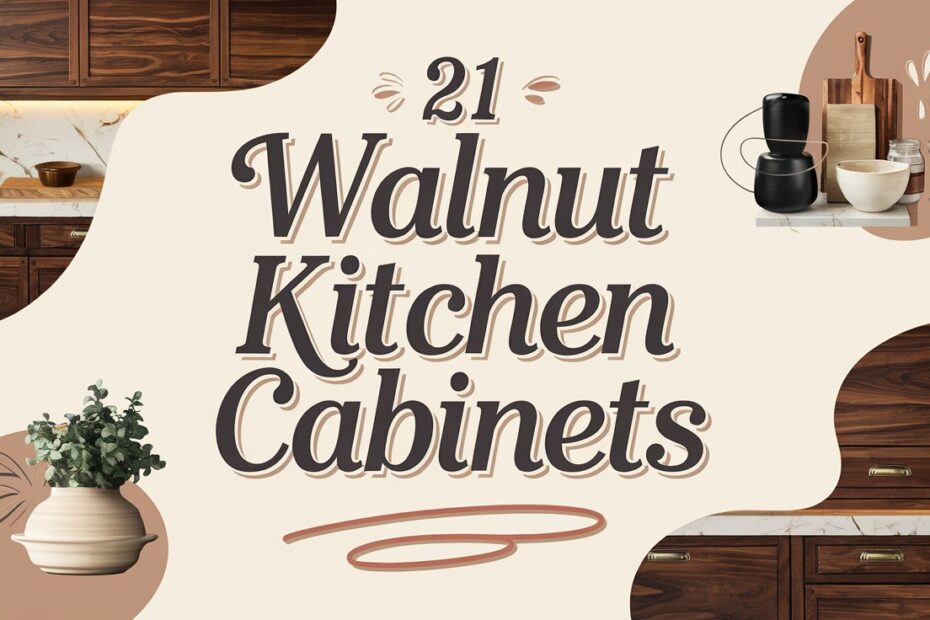 Walnut Kitchen Cabinets