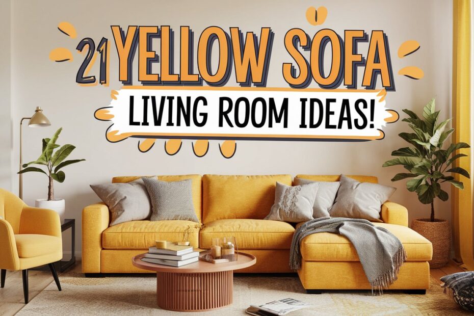Yellow Sofa Living Room Ideas