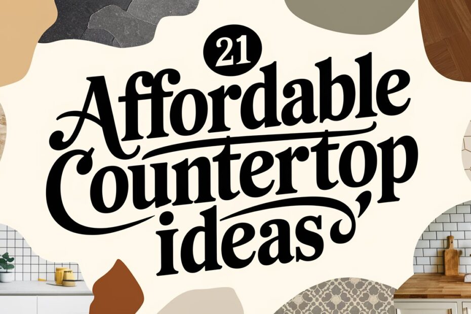 Affordable Countertop Ideas