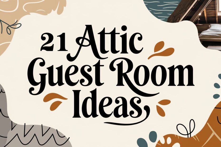 Attic Guest Room Ideas