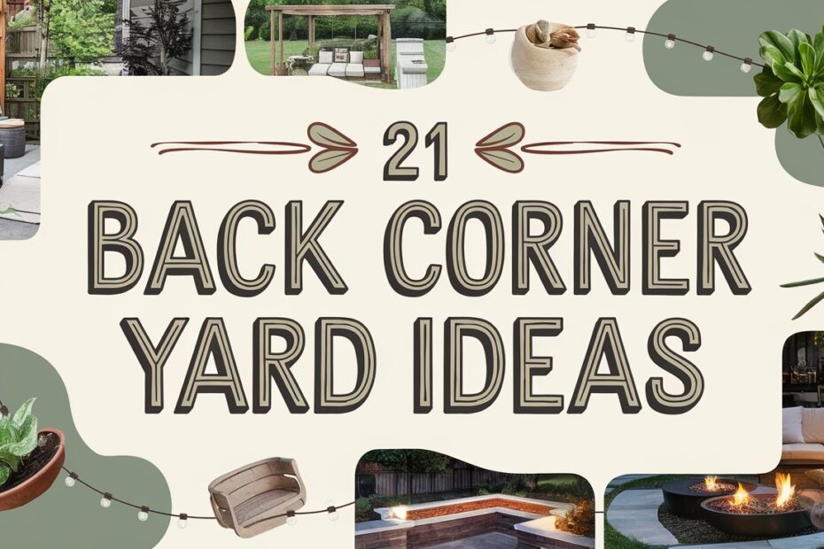 Back Corner Yard Ideas
