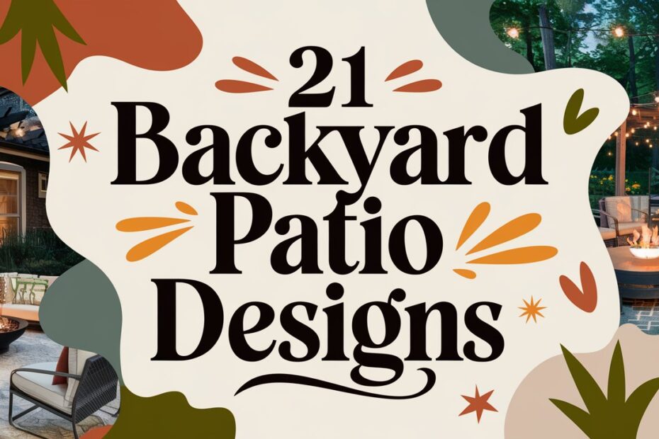 Backyard Patio Designs