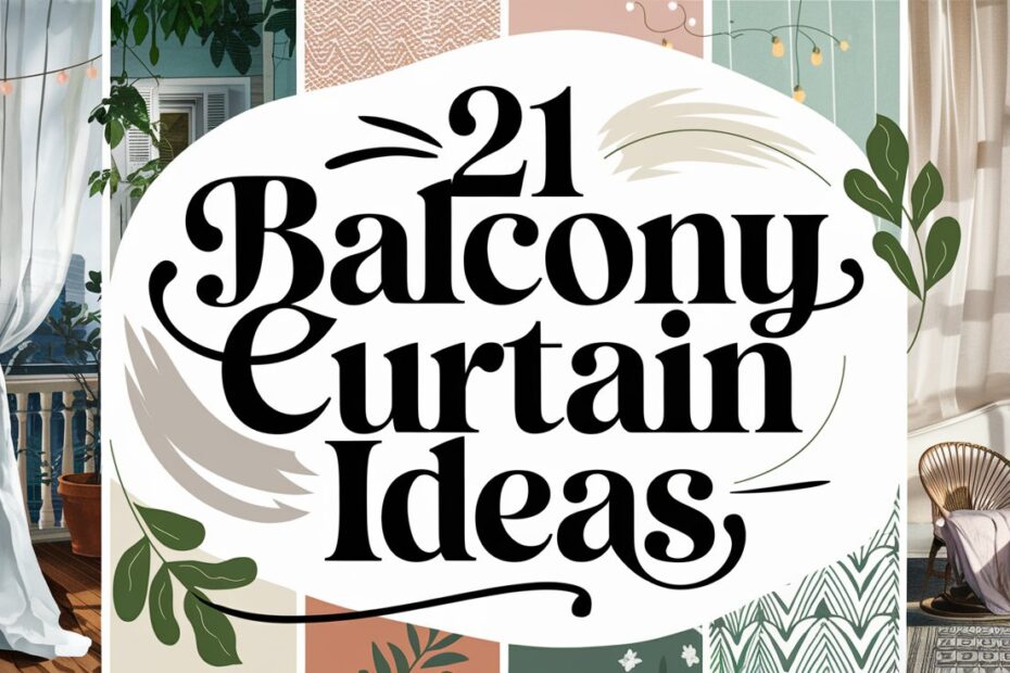 Balcony Curtain Ideas