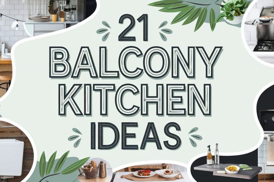 Balcony Kitchen Ideas