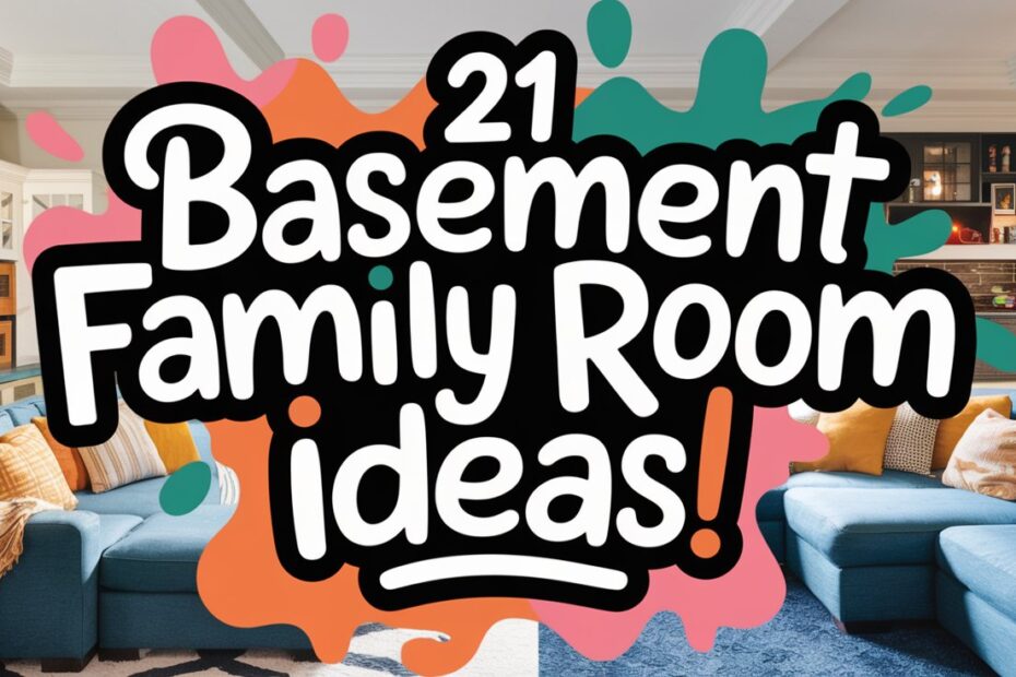 Basement Family Room Ideas