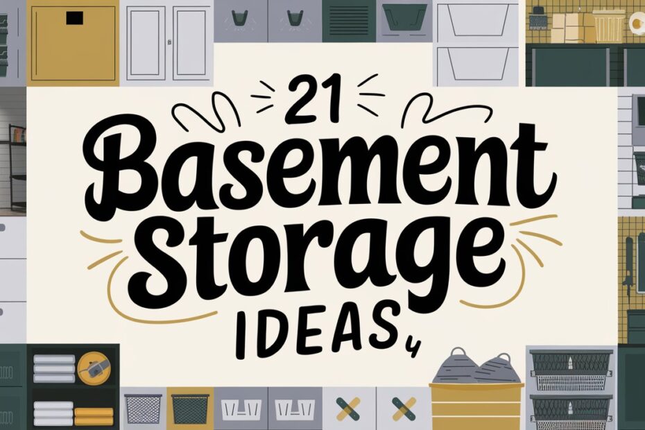 Basement Storage Ideas