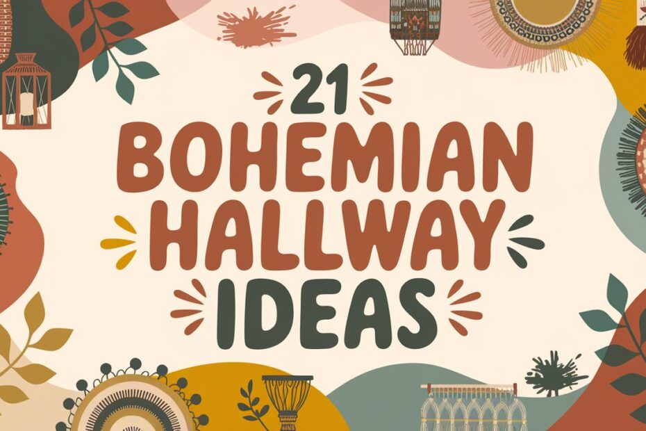 Bohemian Hallway Ideas