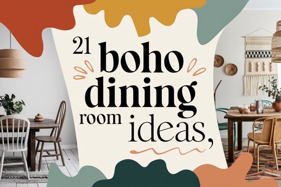 Boho Dining Room Ideas