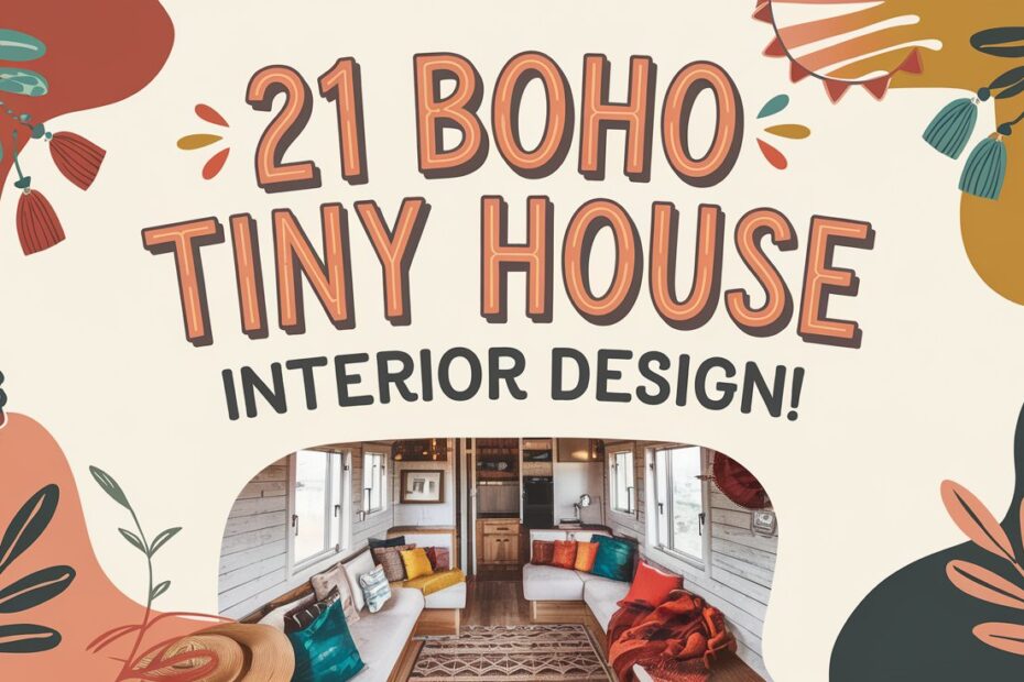 Boho Tiny House Interior Design