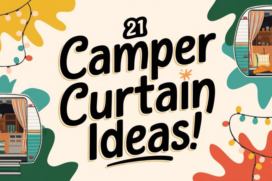 Camper Curtain Ideas