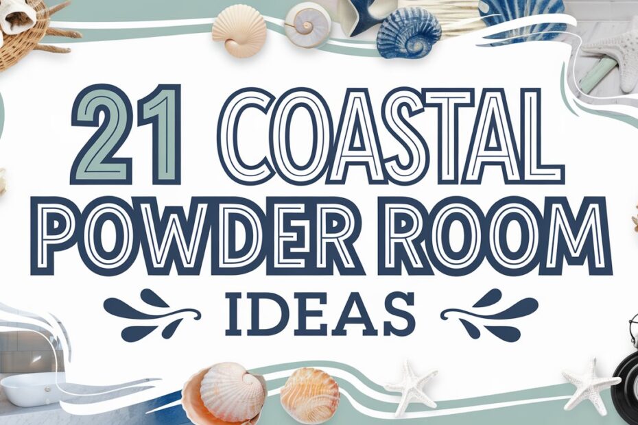 Coastal Powder Room Ideas