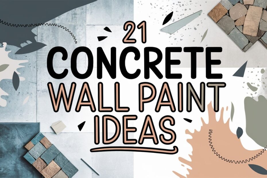 Concrete Wall Paint Ideas