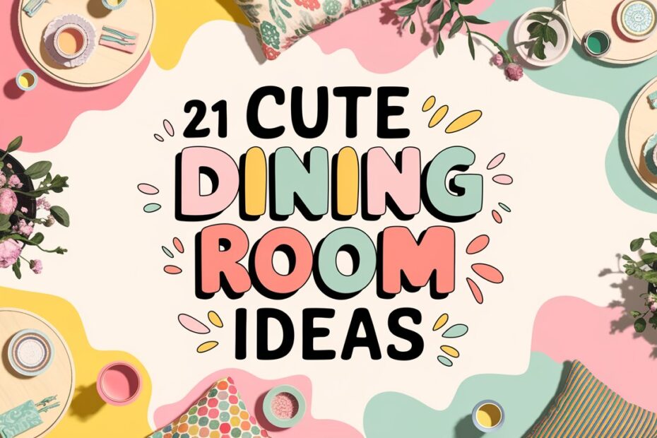 Cute Dining Room Ideas