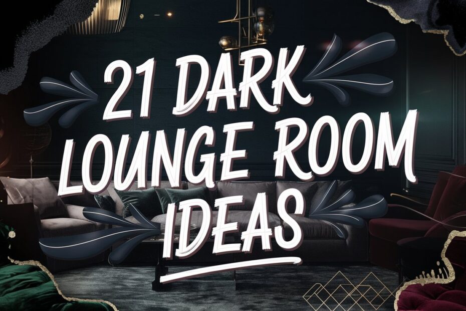 Dark Lounge Room Ideas