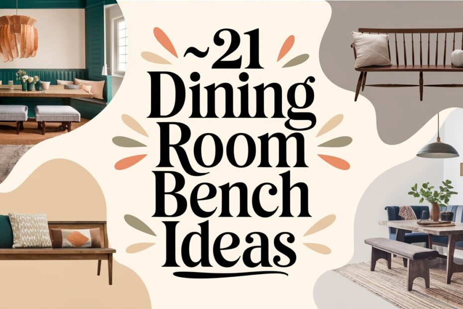 Dining Room Bench Ideas