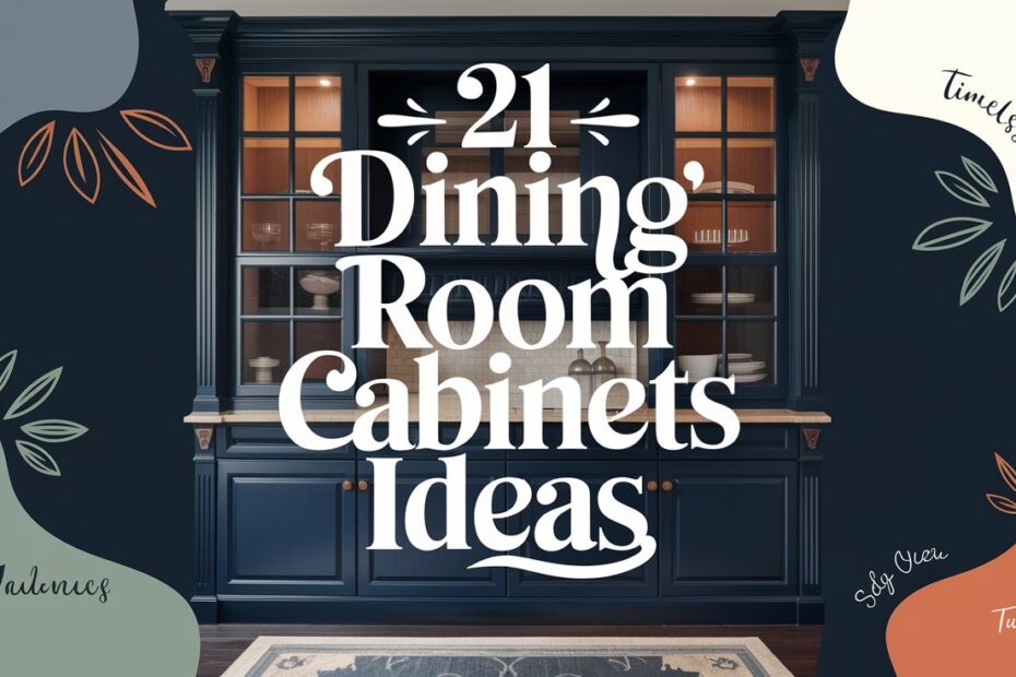 Dining Room Cabinets Ideas
