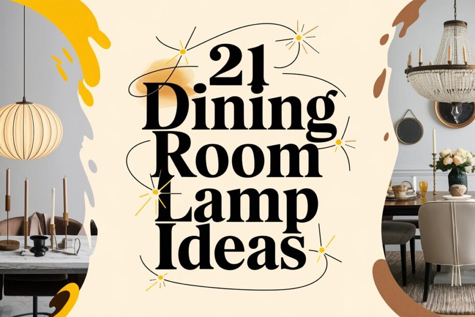 Dining Room Lamp Ideas