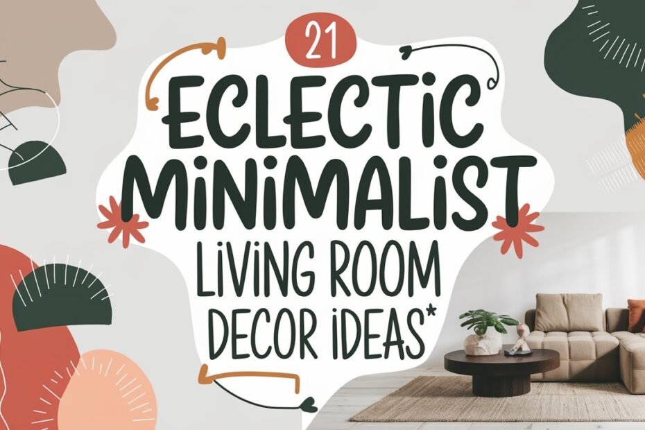 View of Top 10 eclectic minimalist living room ideas and inspiration