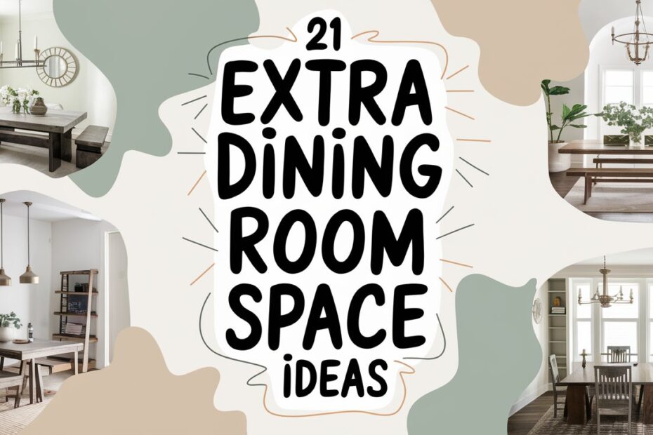 Extra Dining Room Space Ideas
