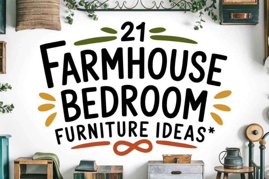 Farmhouse Bedroom Furniture Ideas