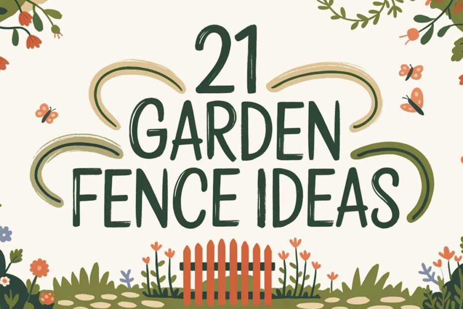 Garden Fence Ideas