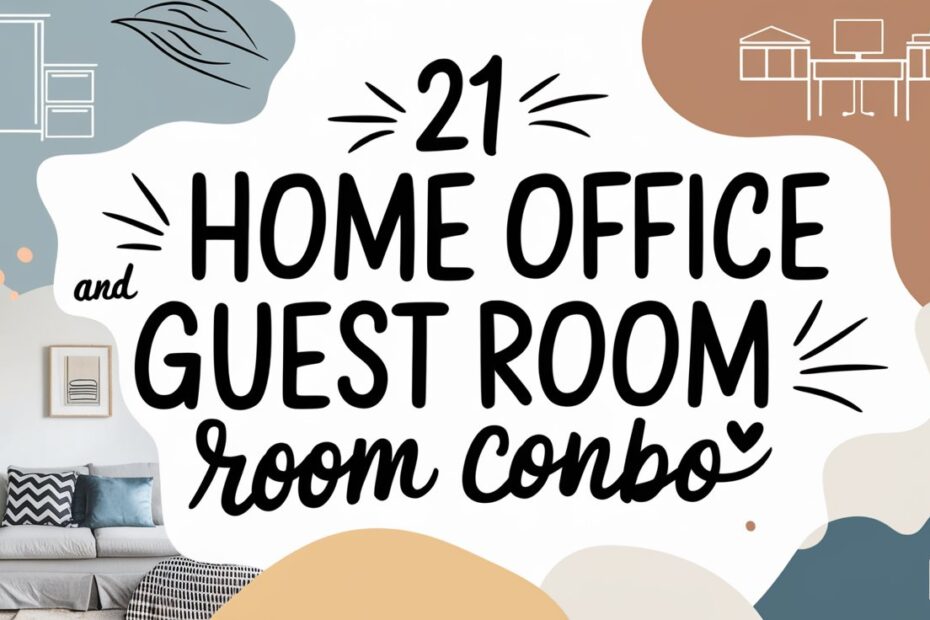 Home Office and Guest Room Combo