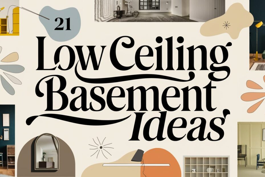 Low Ceiling Basement Ideas