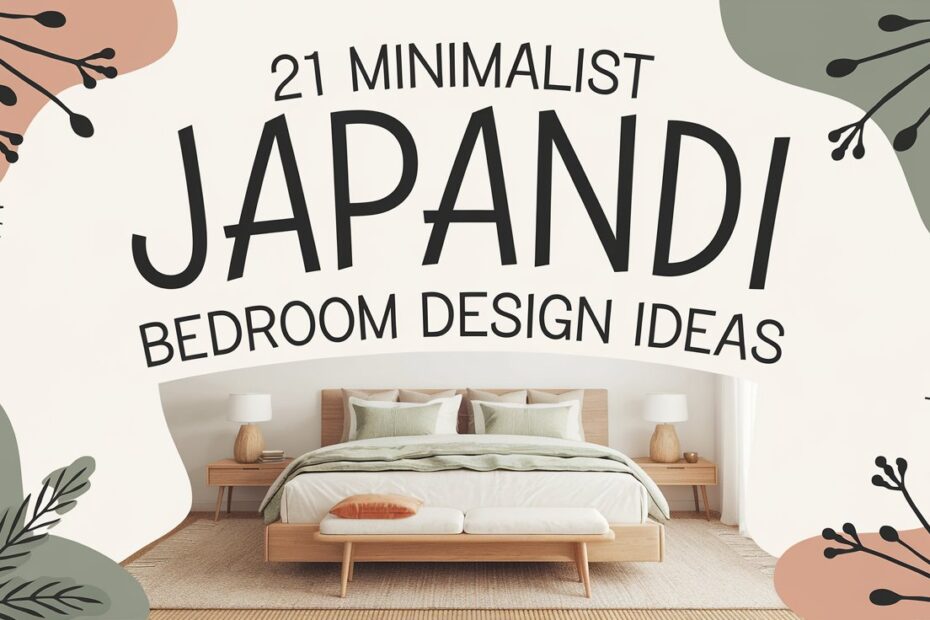 Minimalist Japandi Bedroom Design Ideas