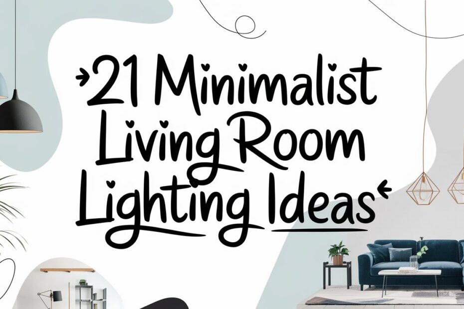 Minimalist Living Room Lighting Ideas