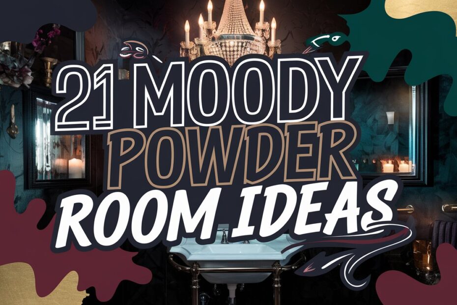 Moody Powder Room Ideas