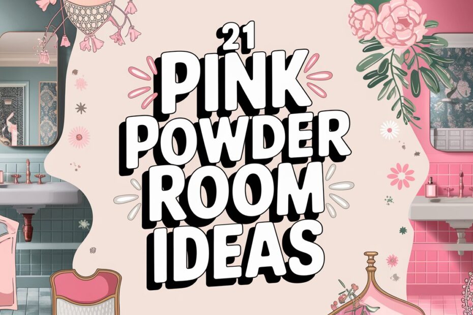 Pink Powder Room Ideas